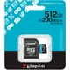 Карта памяти Kingston 512GB microSDXC сlass 10 UHS-I U3 V30 A2 Canvas Go Plus G4 (SDCG4/512GB) Kingston SDCG4/512GB 913655 - изображение 3