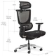 Офисное кресло Mealux S8 Air Fabric Black (HF-S8P F/B) Mealux HF-S8P F/B 904868 - изображение 11
