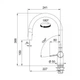 Смеситель Franke Active J (115.0653.404) Franke 115.0653.404 905634 - изображение 4