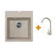 Мойка кухонная Adamant Brick Avena + змішувач (4824296209206) Adamant 4824296209206 905821 - изображение 1