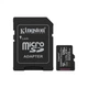Карта памяти Kingston 128GB (з SD адаптером) Class 10 UHS-I U1 V10 A1 (SDCS3/128GB) Kingston SDCS3/128GB 913829 - изображение 1