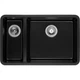 Мойка кухонная GRANADO Under top DOUBLE black shine (gr3401) GRANADO gr3401 905162 - изображение 1