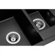 Мойка кухонная GRANADO LEON black shine (gr1001) GRANADO gr1001 904548 - изображение 4