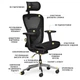 Офісне крісло Mealux Q1 Air Black (HF-Q1 M/B) Mealux HF-Q1 M/B 905040 - зображення 2