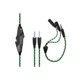 Навушники Gemix X-350 black-green GEMIX X-350 black-green 920430 - зображення 4