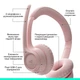 Навушники Logitech Zone 300 Bluetooth Rose (981-001412) Logitech 981-001412 921654 - зображення 6