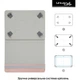 Чехол для планшета Armorstandart Silicone Hooks 10 Rose Gold (ARM59080) Armorstandart ARM59080 917334 - изображение 2
