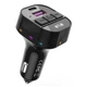 FM модулятор XO BCC17 Car Charger Smart Bluetooth Dual Port PD 30W Чорний (BCC17.black) - изображение 1