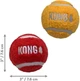 Набір м’ячів для собак Kong Sport Softies 7.6 см 2 шт (35585529110) - зображення 3