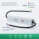 Блок питания REYLAX 12V LED уличный , светодиодный трансформатор 60W 5A, IP67 - изображение 3