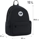 Рюкзак GoPack Education Teens 2510M 39.5x27x17 см Чорний (GO26-2510M-1) - зображення 2