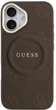 Панель Guess Peony Hot Stamp MagSafe для Apple iPhone 17 Brown (3666339519995) - зображення 3