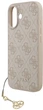 Панель Guess 4G Charms Collection MagSafe для Apple iPhone 17 Pink (3666339525910) - зображення 4