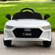 Детский электромобиль модели Audi RS6 NW-RTQC463 White / Белый с мягкими EVA колесами - изображение 3