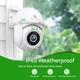 Камера видеонаблюдения Menborn G12 внешняя Wi-Fi 2.5K, поворотная 360°, ночное видение - изображение 4