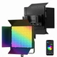Лампа видеосвет LED Pro 900 RGB для фото и видео съемки с пультом управления 4400mAh автономная светодиодная панель - изображение 1