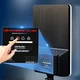 LED світильник 220В 35х60х2.6 см з пультом ДУ три температурні режими для фото та відео чорний L-3560 - зображення 4