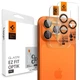 Szkło hartowane Spigen Optik Pro do Apple iPhone 16 Pro / Max / 17 Pro / Max Orange (8800283312560) - obraz 1