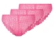 Трусики-слип набор 3 шт. кружевные для женщины Esmara LYCRA® 436224 L Розовый - изображение 1