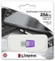 Флеш пам'ять USB Kingston DataTraveler MicroDuo 3С 256GB USB 3.2 Gen1 + Type-C Silver/Purple (DTDUO3CG3/256GB) - зображення 5