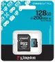 Карта пам'яті Kingston Canvas Go! Plus microSDXC 128GB UHS-I U3 V30 + SD-адаптер (SDCG4/128GB) - изображение 3