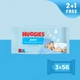 Детские влажные салфетки Huggies Ultra Comfort Pure 56 х 3 шт (5029053550091) (201560) - изображение 2