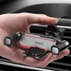 Автомобільний тримач для смартфонів Baseus Mr Hui Gravity, Silver - зображення 8