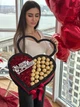 Сладкий подарок в коробке маме на день матери, Подарочный бокс с конфетами девушке, бабушке на день рождения - изображение 2