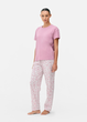 Пижамные хлопковые штаны Primark Printed Bottom Pyjama XS Низ пижамы Розовый (8934) - изображение 2