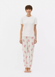Пижамные хлопковые штаны Primark Printed Bottom Pyjama XS Низ пижамы Белый (8943) - изображение 2