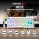 Клавиатура CIDOO QK75 White Игровая Беспроводная Механическая Клавиатура. 2,4 ГГц/Bluetooth/Кабель. Аккумулятор 4000 мАч. RGB Подсветка. HOT-SWAP. 75%. Pearl White - изображение 2