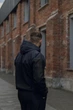 Мужской спортивный костюм Windrunner ветровка и штаны из влагостойкой ткани сине-чёрный/S - изображение 2