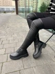 Ботфорты женские зимние EDAN высокие на низком ходу, натуральная кожа, евро-мех, черные 88/1 40 - изображение 4