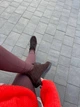 Ботинки женские демисезонные Arcoboletto на плоской подошве шоколадные из натуральной замши (5771) 38 - изображение 7