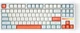 Клавиатура Беспроводная VGN V87 Orange-White Механическая (2.4G/Bluetooth/USB type-c) RGB Подсветка , 87% - изображение 2