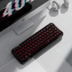 Клавиатура Mofii Pearl SK-711 с комбинированным подключением, RGB подсветкой и силиконовой подставкой под запястья - Black - изображение 3