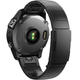 Ремінець металевий для Garmin 22 mm.TITANIUM , Чорний - зображення 2