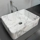Умывальник накладной VBI Asti M 470x370 прямоугольный, с узором (VBI-013004) - изображение 3