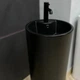 Умывальник напольный VBI BOLONIA 400х400 круглый, черный матовый (VBI-019003) - изображение 2