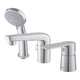 Змішувач для ванни Haiba Alex 022 (3-HOLE) (HB3945) HB3945 - изображение 1