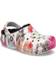Сабо утепленні колір білий з чорним крокси на хутрі домашні тапки Crocs Classic Tie-Dye Lined Clog 40 - изображение 3