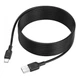 Кабель Borofone BX113 Silicone Type-C 3A 3m Black - зображення 3