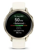 Смарт-годинник Garmin Venu 4 41 mm Lunar Gold with Bone Silicone Band (010-03013-00/40) - изображение 2