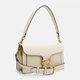 Сумка кросс-боди через плечо женская из натуральной кожи средняя Coach Polished Pebble Leather Tabby Shoulder Bag 26 BG-COA-19 Белая (195031864292) - изображение 4