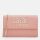 Сумка крос-боді через плече жіноча зі штучної шкіри маленька Cavalli Class Gemma CCHB00812300 Рожева (4894626255458) - зображення 1
