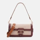 Сумка кросс-боди через плечо женская из натуральной кожи средняя Coach Large Morgan Square Crossbody Bag BG-COA-109 Бежевая (195031867217) - изображение 1