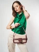 Сумка кросс-боди через плечо женская из натуральной кожи средняя Coach Large Morgan Square Crossbody Bag BG-COA-109 Бежевая (195031867217) - изображение 2