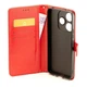 Чохол Idewei для Xiaomi Redmi Note 13R книжка шкіра PU з візитницею червоний - зображення 4