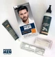 Стойкая краска для волос, бороды и усов Joanna Power Men Color Cream 3in1 Hair, Beard & Moustache 01 Черный (18018283) - изображение 2