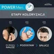Стійка фарба для волосся, бороди і вусів Joanna Power Men Color Cream 3in1 Hair, Beard & Moustache 02 Темно-коричневий (18018290) - зображення 3